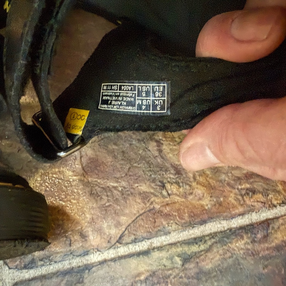 Dr. Martens Black Kids Sandals - Picture 7 of 7